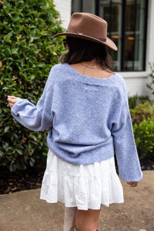 Bluebell Breeze Knit Sweater Cardigan