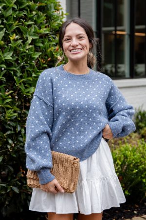Blue Skies Knit Sweater