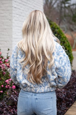 Simply Adored Sherpa White Jacket